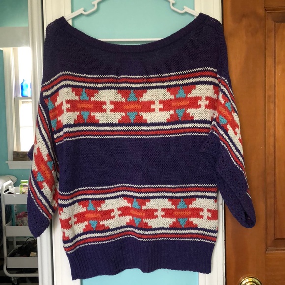 Colorful Aztec Sweater - Picture 4 of 4